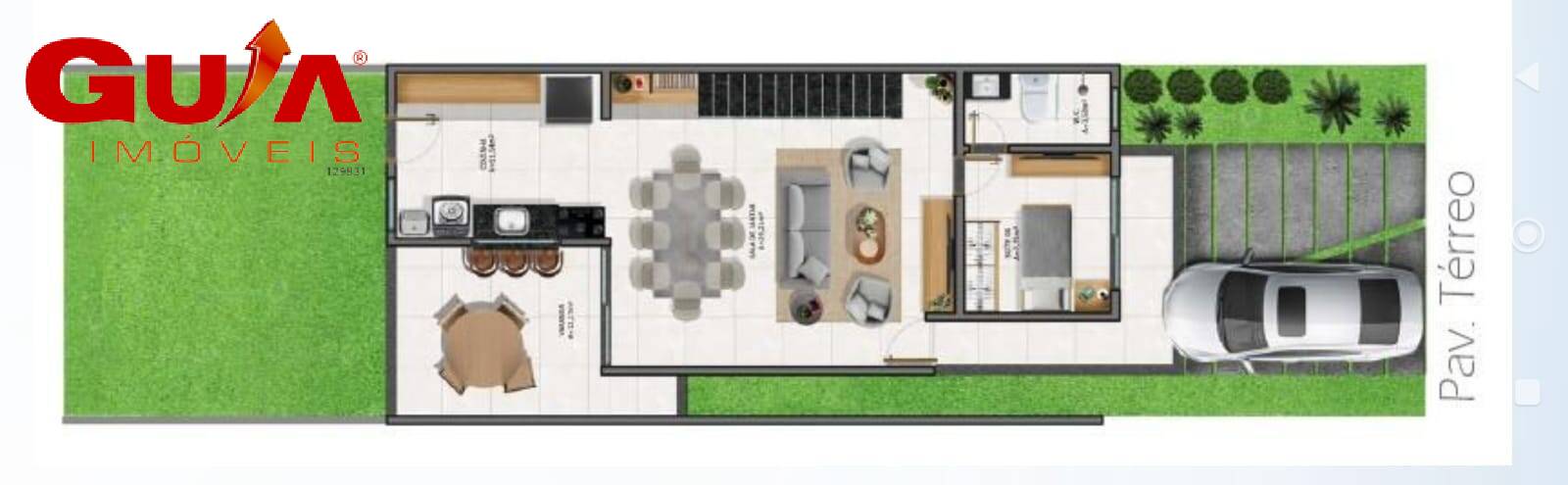 Casa de Condomínio, 3 quartos - Foto 3