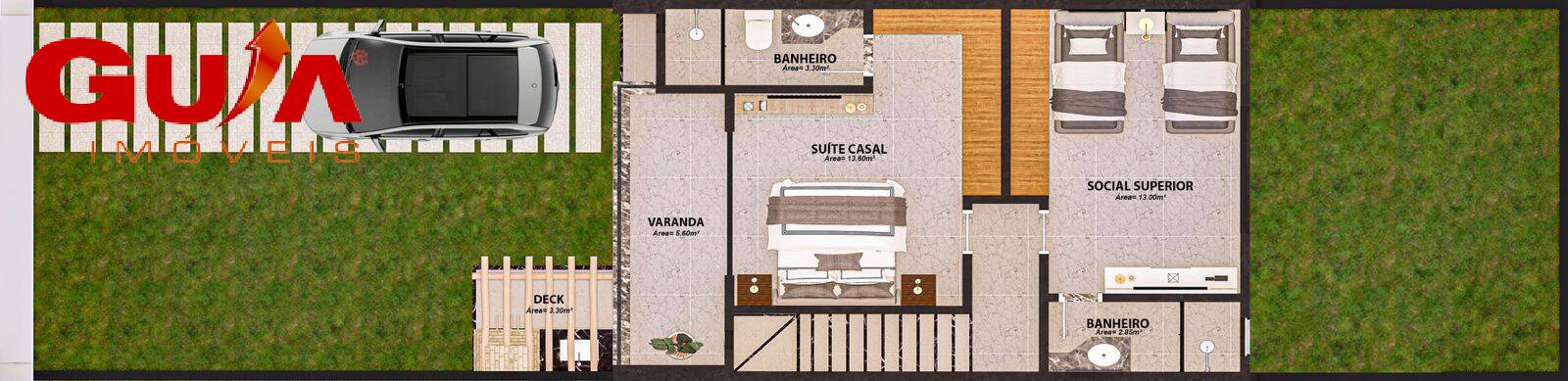 Casa à venda com 3 quartos, 106m² - Foto 9