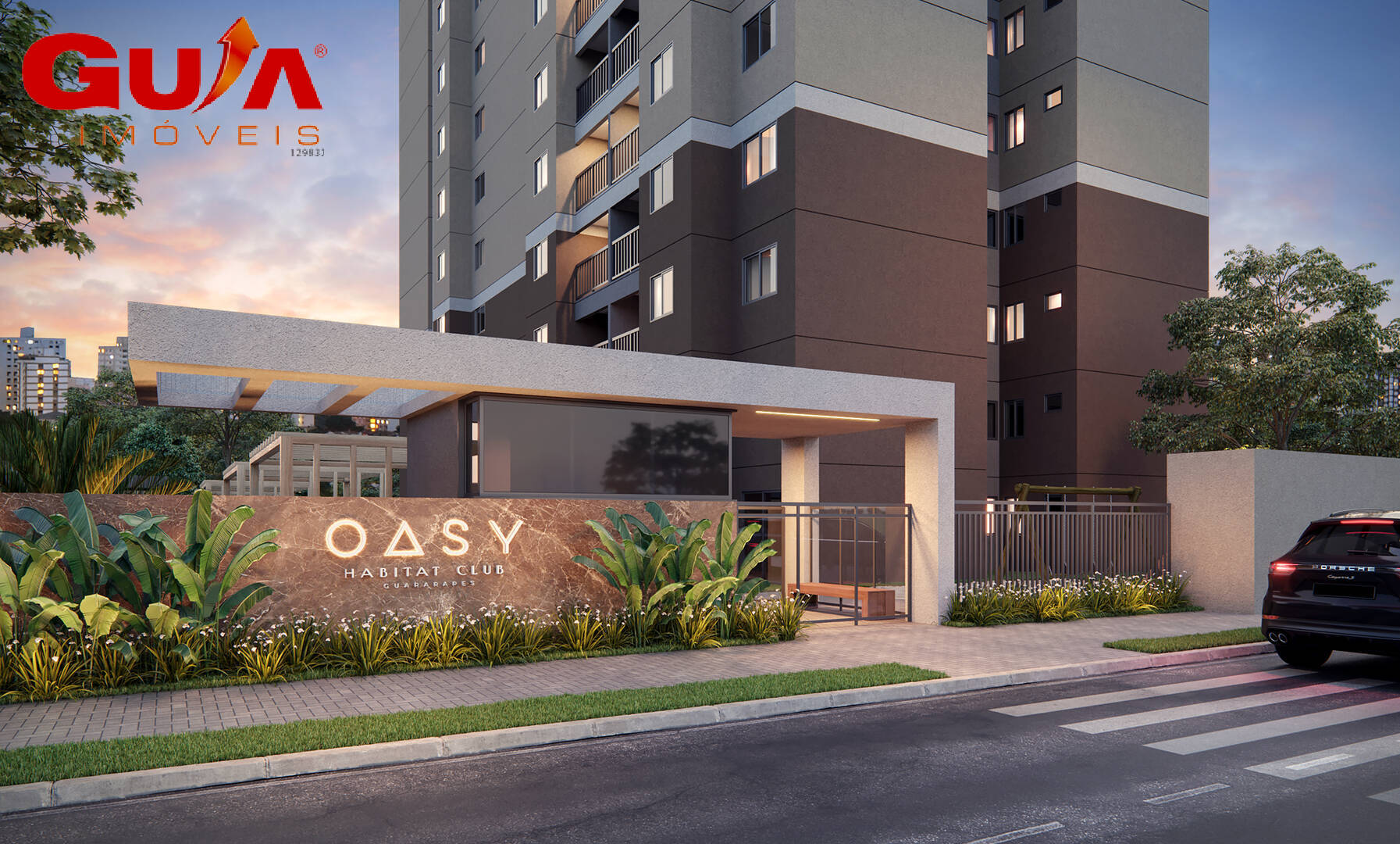 Apartamentos de 2 e 3 quartos no Guararapes - Oasy Habitat Club