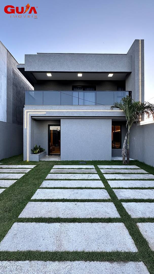 Casa Duplex em condomínio com 4 suítes no Eusébio Contemporâneo