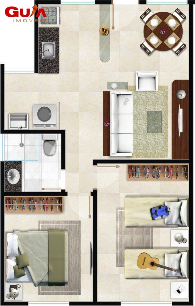 Apartamento, 2 quartos, 52 m² - Foto 7